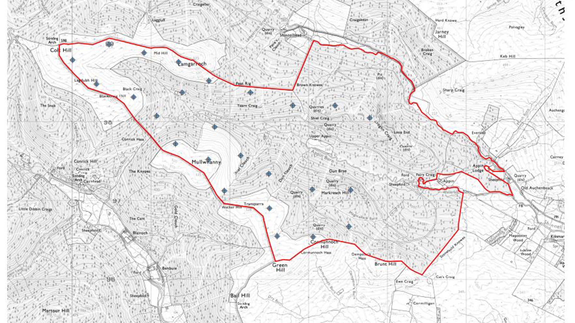 Appin Wind Farm Scoping Layout