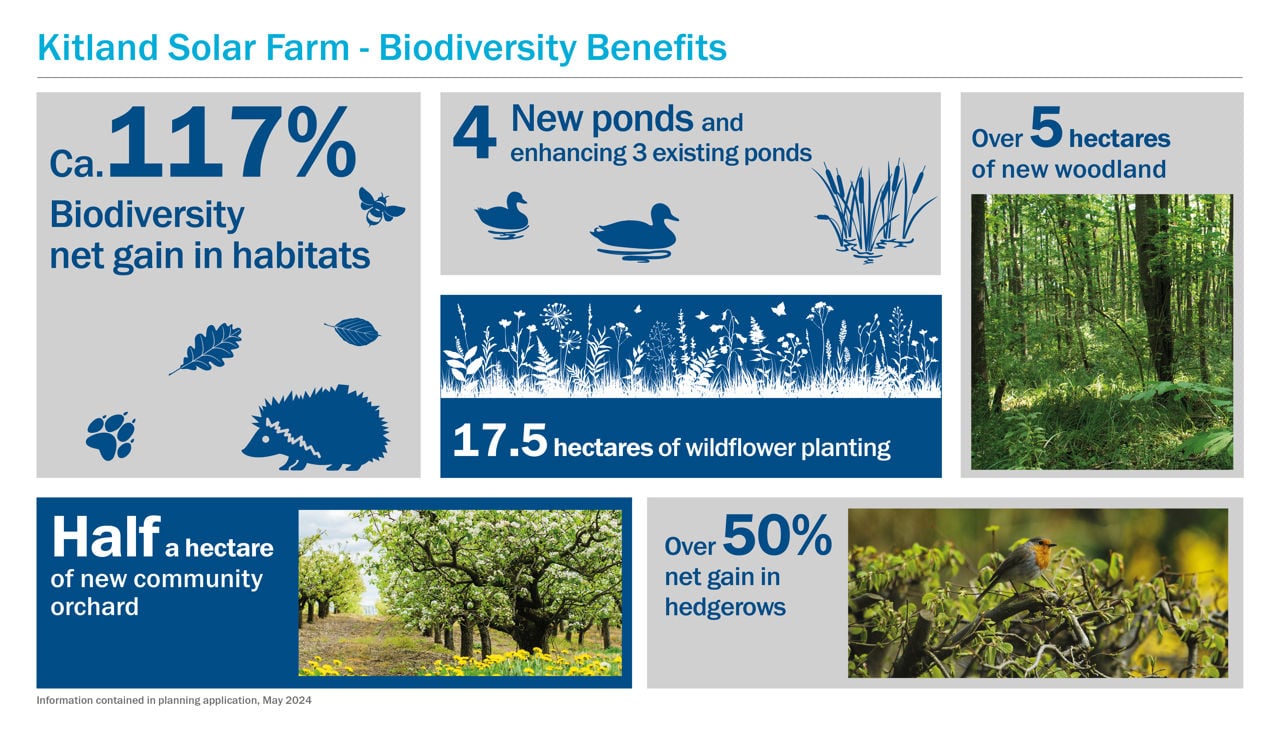 Kitland biodiversity infographic